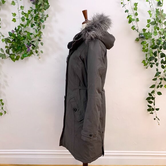 The North Face Arctic Goose Down Gray Long Parka Size Medium - Picture 10 of 13